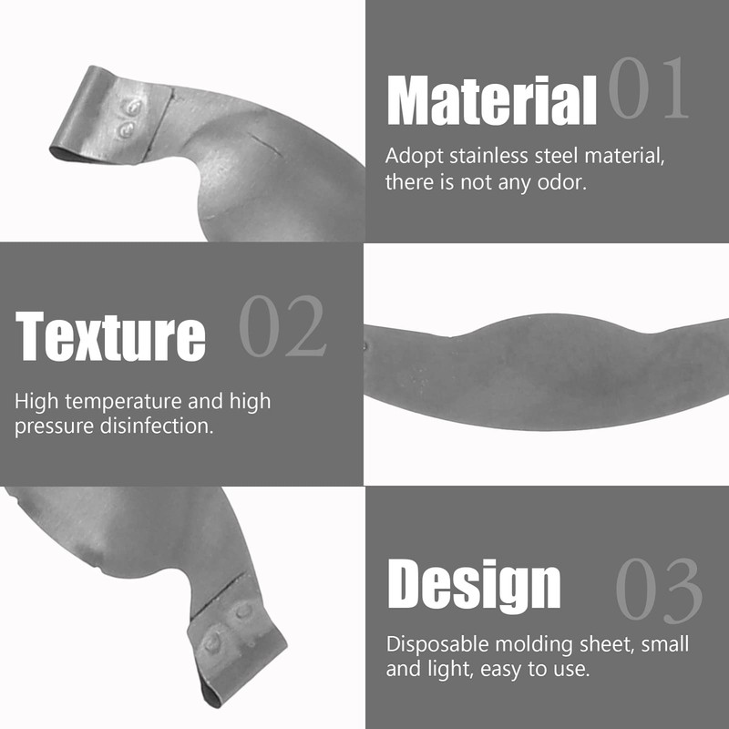 Healifty Dental Sectional Contoured Metal Matrices Rings To Fill Tooth