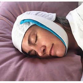 White Knightsbridge Dual Band Anti Snoring Chin Strap - Medium