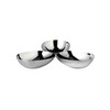 EDZARD Luma Tripple Bowl Diameter 18.5 cm Stainless Steel Serving