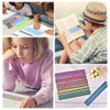 XIANFQNKJ Reading Ruler, 8 Colors, Set of 8, Reading Guide,