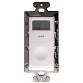 Leviton Programmable Digital Timer TS300-DW, 120/277 Vac, Backlit LED, Visual