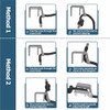 Pontoon Boat Fender Hanger Clips - Quick Installation, 4 Pack