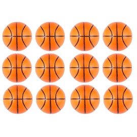 Charmed Stress Balls Squeeze Foam for Anxiety Relief, Relaxation, Party Favor Toy, Gifts (12 Pack) (Basketball)