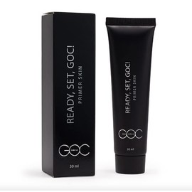 GOC, Preparador de piel, Ready Set, Hidratante, Alarga la duración del maquillaje, Efecto matte, Textura suave, En gel, Para pieles normales y secas, 