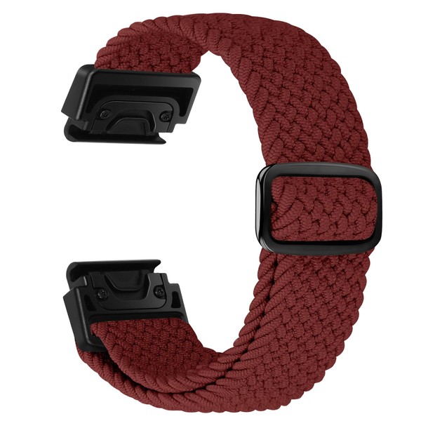 FAKBKE Braided Strap Compatible with Garmin Fenix 8 47mm/Garmin Fenix