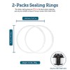 COSORI Pressure Cooker Sealing Ring, Compatible with CMC-CO601-SUS Only, 2