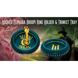 Unbranded Wicked Elphaba & Glinda Ring Holders + Trinket Trays Set 3D Printed