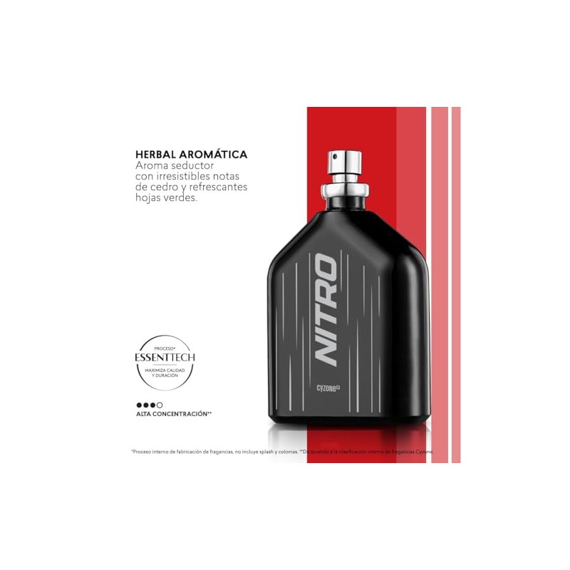 Esika L'Bel Perfume de Hombre Nitro Edición Limitada 100 ml.