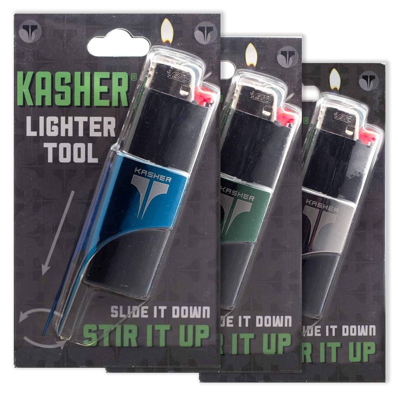 Kasher Classic Multi-Tool Lighter Case with Lighter - Lightweight, Durable