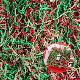 ACTOYS Shredded Paper for Gift Box, Filling Material Gift Christmas, Gift Box Filling Material, Filling Material for Packages, 100 g Shredded Tissue Paper, Shredded Tissue Paper Filling