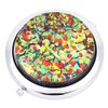 GlassOfVenice Murano Glass Millefiori Folding Compact Mirror - Golden Meadow