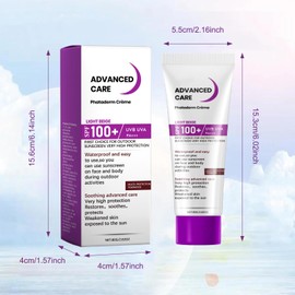 Sun Cream SPF 100, Sports Sunscreen Extra Strong Sunblock for Face & Body, UV Protection Sunblocker for Outdoor Sports, Waterproof, Soothing