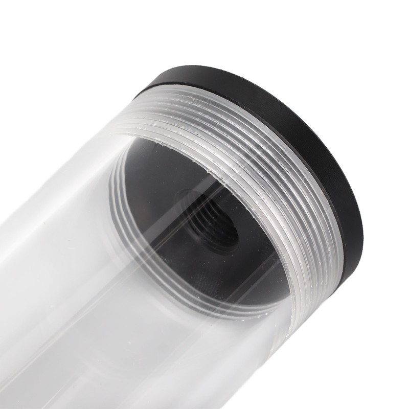 Water Cooling Reservoir 240mm/9.4in Length G1/4in Thread 50mm/2.0in Diameter Tube