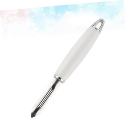 Ciieeo 3sets Stainless Steel Vegetable Peeler Ergonomic Multi Functional Peeling Tool for Fruits and Vegetables Compact Design with Hanging for Easy Storage Kitchen Gadget White 2pcs*3