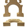 WUQIMUSC 3/4 Upright Bass Bridge, Double Bass Bridge, Natural Maple