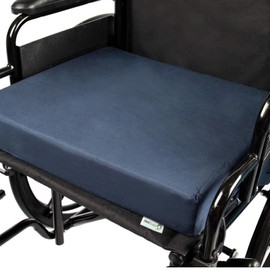 Wheelchair Cushions for Elderly, Comfortable Thick Memory Foam Wheelchair Cushion, Chair Cushion for Seniors - Pressure Relief, Water Resistant Washable Removable Cover