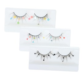 MERRYHAPY Butterflies Sequins Lash Extensions Glitter False Lashes for Wedding Photo