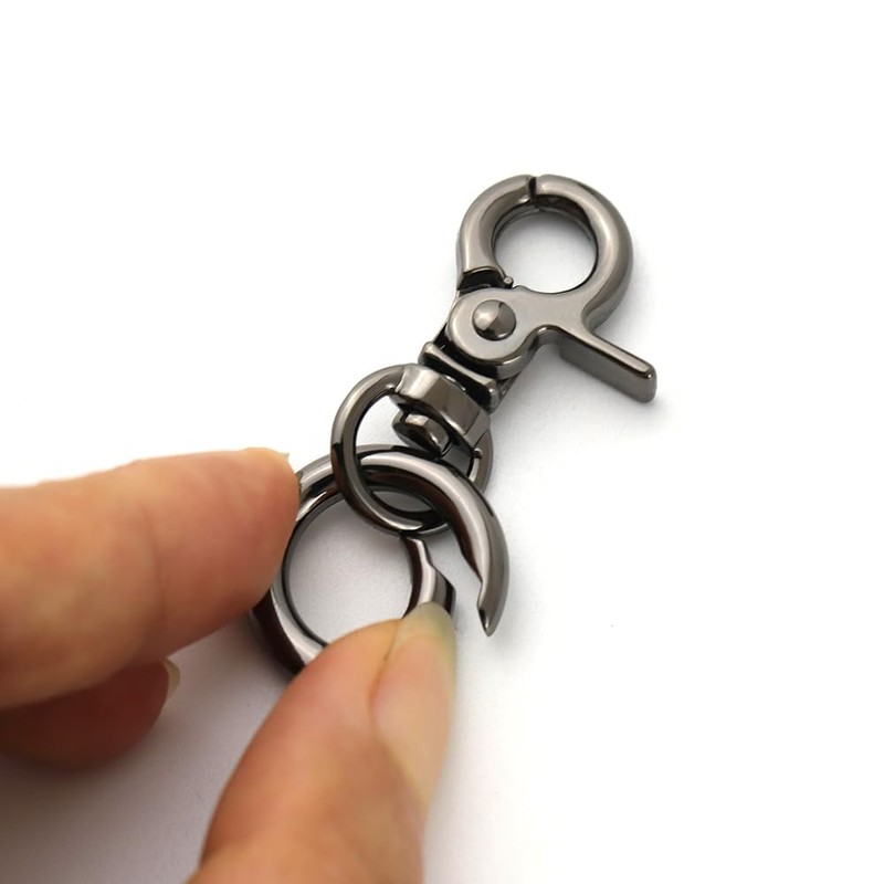 [FUSSED] 2pcs Lever Nascan Rotating Key Chain Swivel Snap Hook
