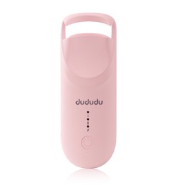 DUDUDU Heated Eyelash Curler, Portable Travel-Size Mini Electric Heated Lash Curler - 2-Level Adjustable Temp & Type-C Recharge, 10S Heat 3S Style 24H Lift for Long-Lasting Natural Effortless Curves