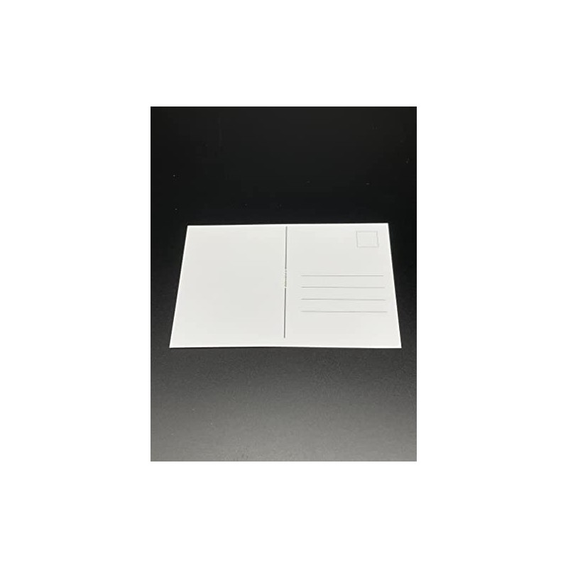100 Postcards A6 with Address Field Impression. Perfect for Designing