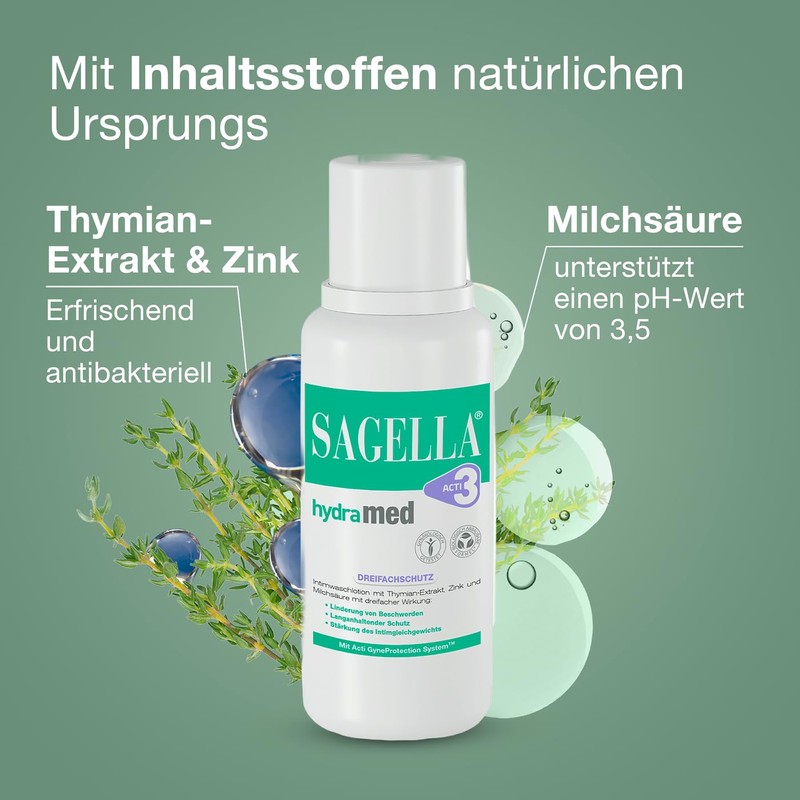 Sagella Hydramed Waschlotion, 250 ml
