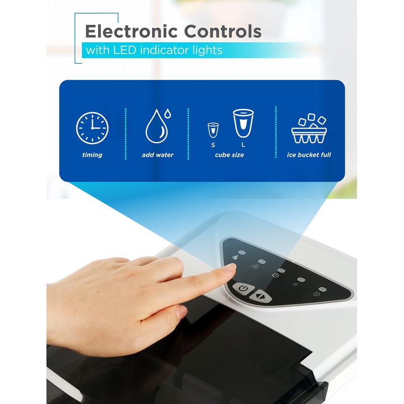 BLACK+DECKER 26 lb. Capacity Ice Maker