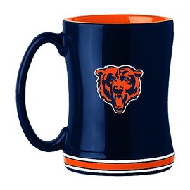 Logo Brands 606-C14RM: Chicago Bears 14oz Relief Mug