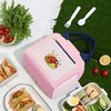 BJDAMAI Ladybugs Bento Bag, Thermal Insulated Cooler Lunch Bento Tote