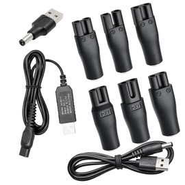 AZJCKEW 9-in-1 USB 5V Charger Cord Replacement Charger Adapter,Compatible with Electric Hairdressers, Shavers, Beauty Instruments,Purifiers, Table Lamps, and More