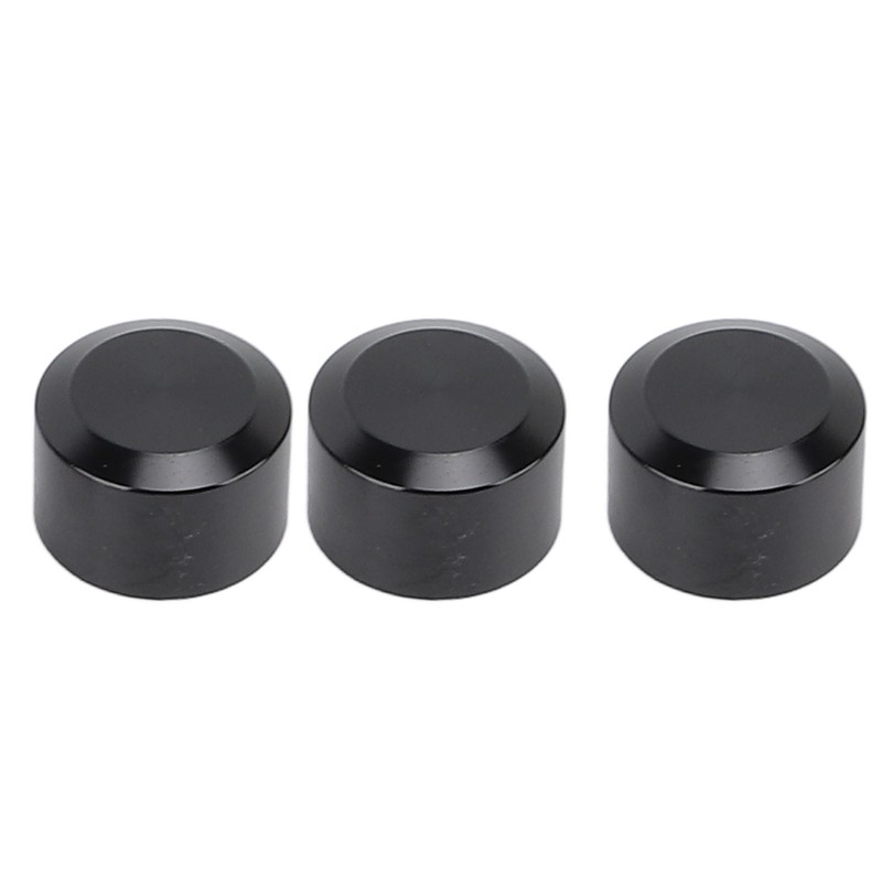 10PCS Motorcycle Head Bolt Cover Black Flat CNC Aluminum Engine