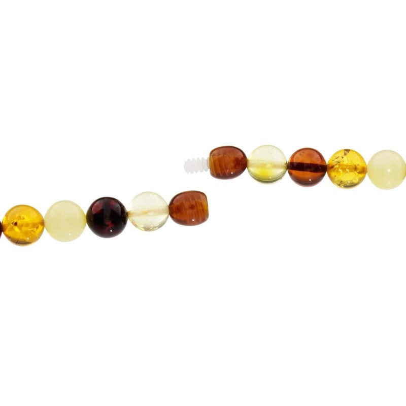 Chain Ball 8 mm Amber, amber, Amber