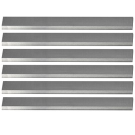 6 Inch TCT Planer Blades for 6" Thickness Jointer Planer Tungsten Carbide Tipped Planer Cutters 6" x 3/4" x 1/8", Single Edge, Set of 6