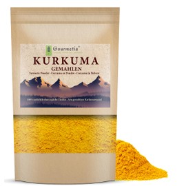 Gourmetia Turmeric Powder 400 g, Turmeric Finely Ground - 100% Natural