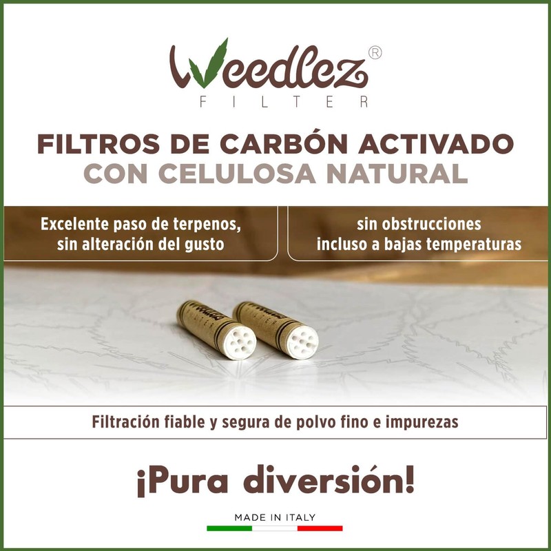 Mister Canapa Activated Carbon and Cellulose Filter Diameter 6 mm