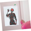 Kichvoe 2 Sheets Reusable Body Spot Training Paper High Visibility