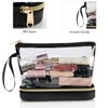 Ethereal Travel Makeup Bag, Clear Cosmetic Bag Make Up Organizer