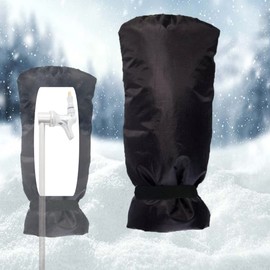 Faucet Cover for Outdoor Standing Faucet Protector Winter Freeze Accessories, Waterproof, 20" L x 8" W