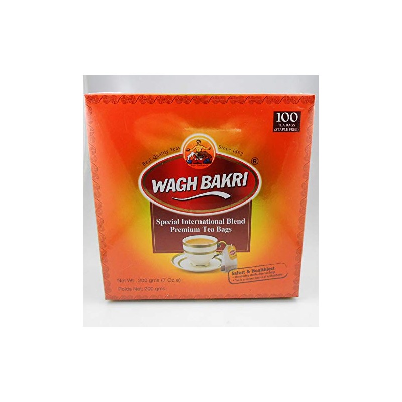Wagh Bakri Special International Blend Premium Tea Bags (100 tea