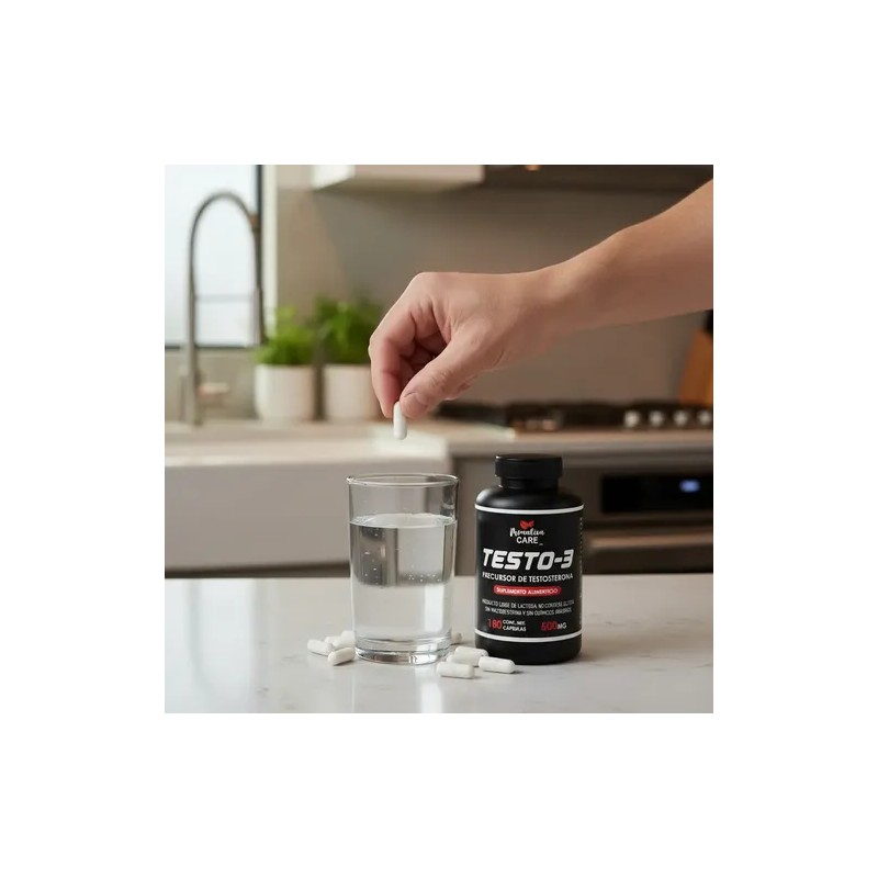 Testo3 Monalisa Care Cápsulas Vitaminas Para Hombre 180 Cap
