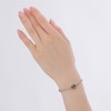 White Clover MEMBR301 Cremation Bracelet, Fits Up to 5.9 -