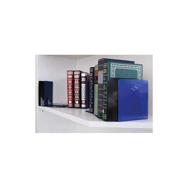 Wedo 102 1037 2-Piece Small Bookend Set - Light Grey