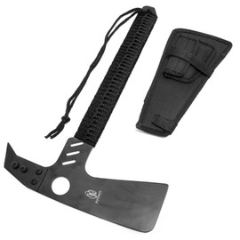 ASR Tactical 16" Paracord Full Tang Survival Axe with Modular Pick Attachment
