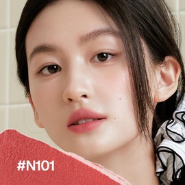 INTO YOU Airy Moisture Lipstick for Women, Long Lasting Matte Finish Lip Mud, High Pigment Color Lip Makeup, Hydrating Lightweight Mousse Texture for Women, N101 Hawthorn Bloom