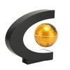 Magnetic Levitation Globe Golden Built in LED Frosted Texture C