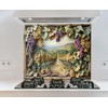 Myphotostation 12Wx10H'' Tuscan Vineyard Escape Scenic Grape Tempered Glass Backsplash,