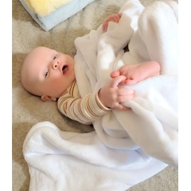 Baby So - Soft & Warm, Plush Baby Blankets, Blue, Pink, Yellow, White for Boys, Girls, Kids, Newborn, Infant, Toddler, Unisex, Ultra Soft, Fuzzy, Crib, Stroller, nap, 30x40 inches, Sublimation