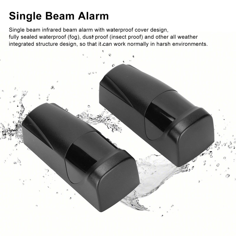 Door Single Beam Infrared Beam Alarm Waterproof High Sensitivity Infrared