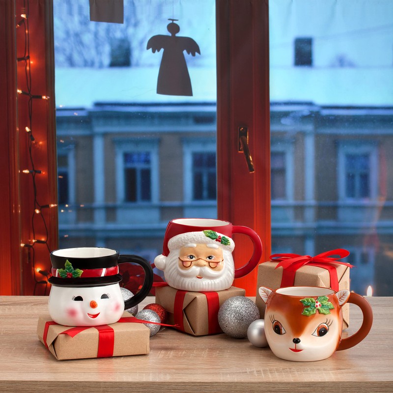 Mr. Christmas 16 oz Santa Mug