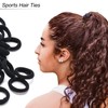 Hair Ties, 100 Pcs Black Hair Ties for Women, Soft