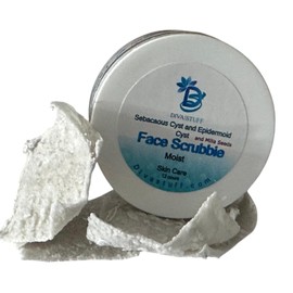 Diva Stuff Sebacaous Cyst and Epidermal Cyst Face Scrubby Pad, Helps To Reduce Problematic Bumps, 12 Per Jar
